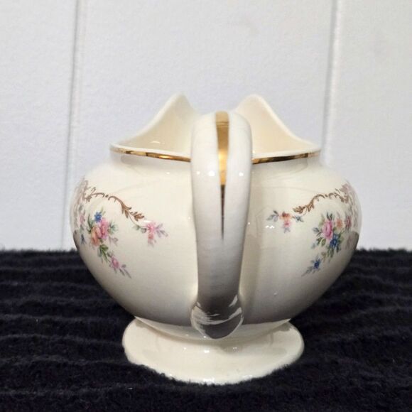 Vintage Russell Wright Steubenville Floral Print Gravy Boat Preowned - Picture 4 of 6